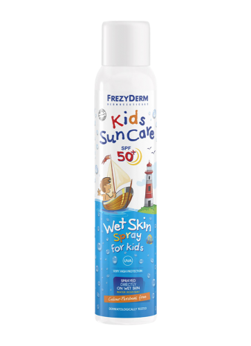 Frezyderm Kids Sun Care Wet Skin Spray SPF50 Παιδικό Αντηλιακό Σπρέι 200ml